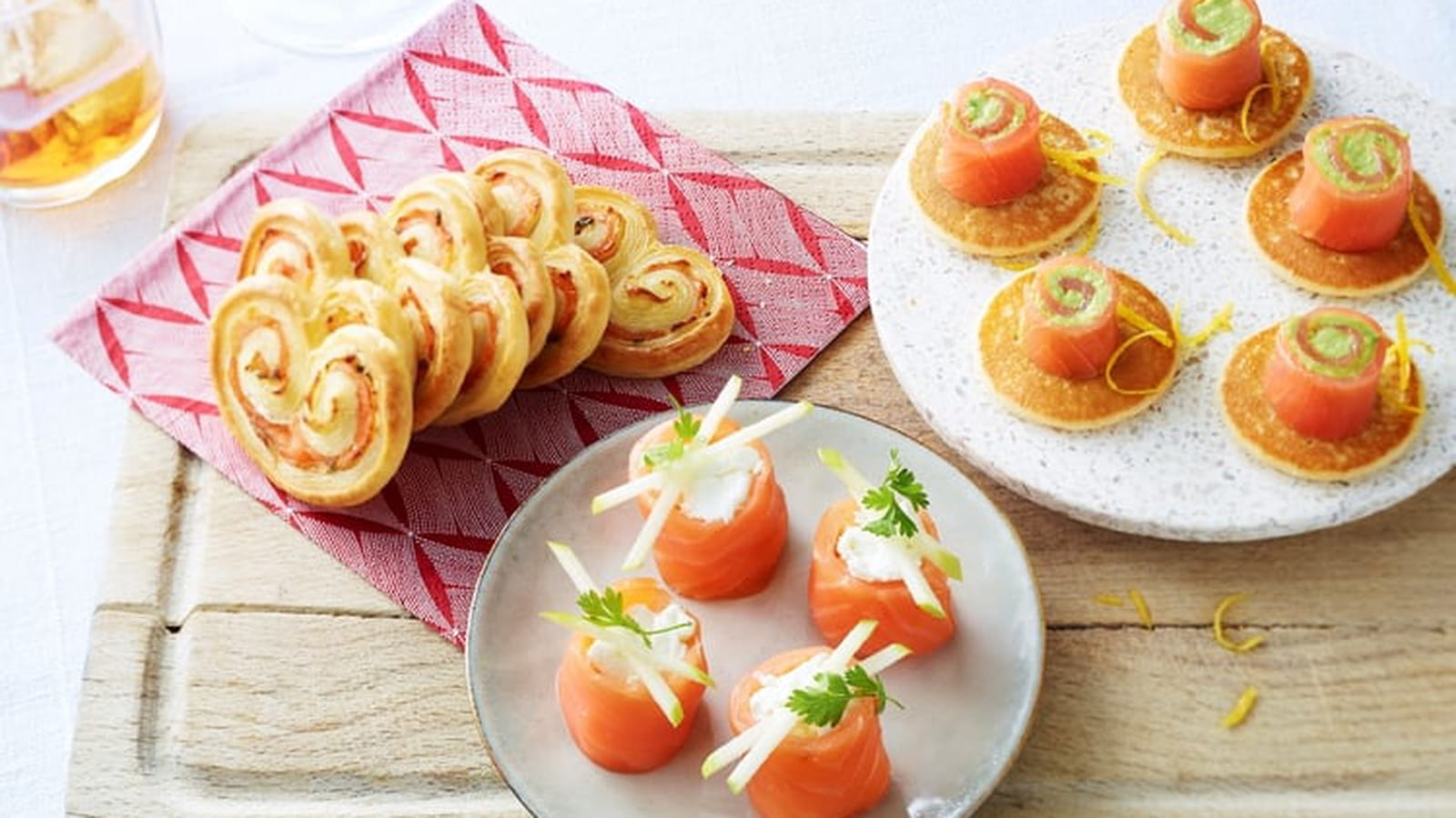 Palmiers au saumon