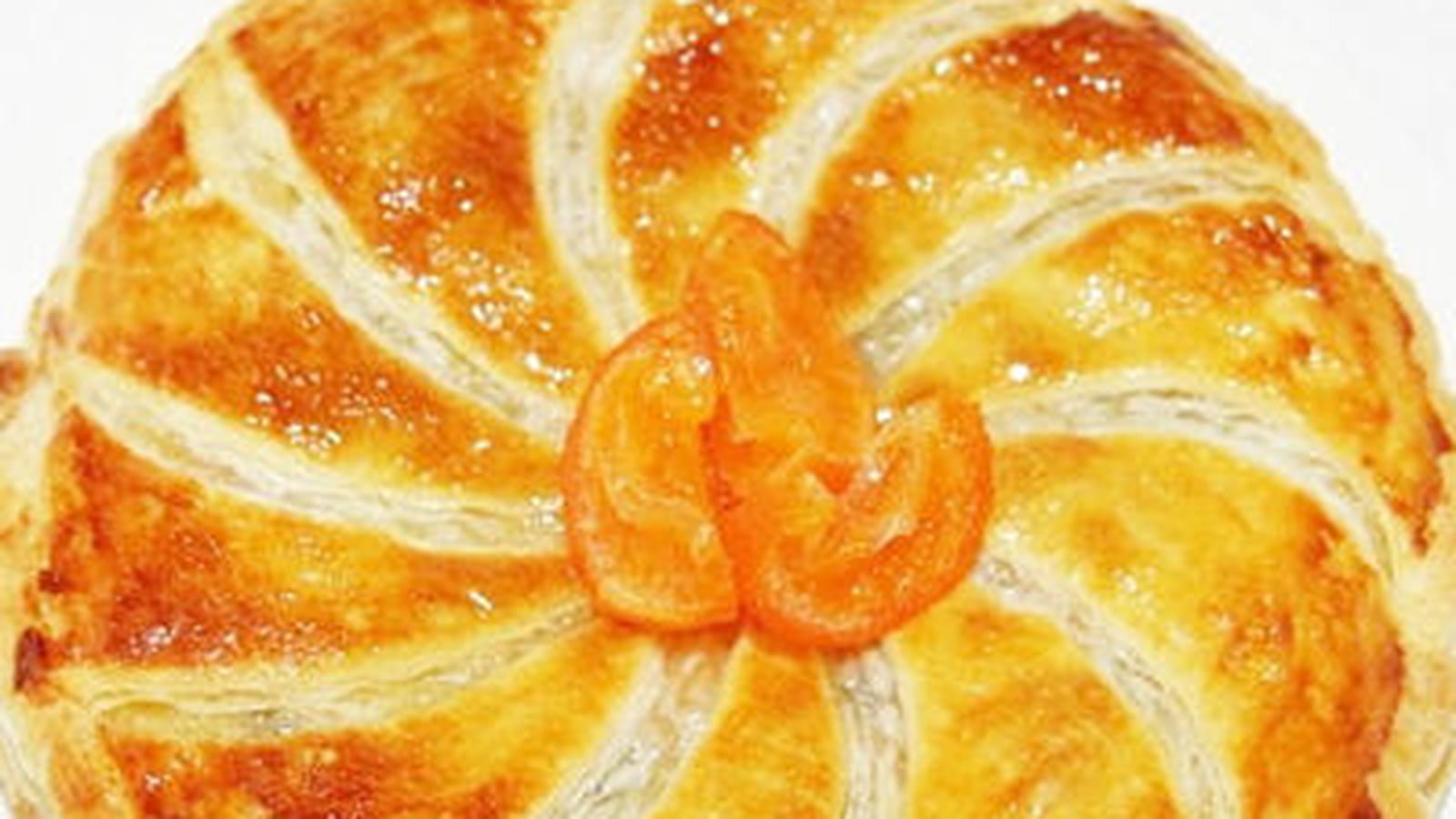 Galette lemon curd et clémentines confites