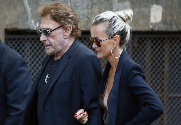 Aux fun&eacute;railles de Mireille Darc