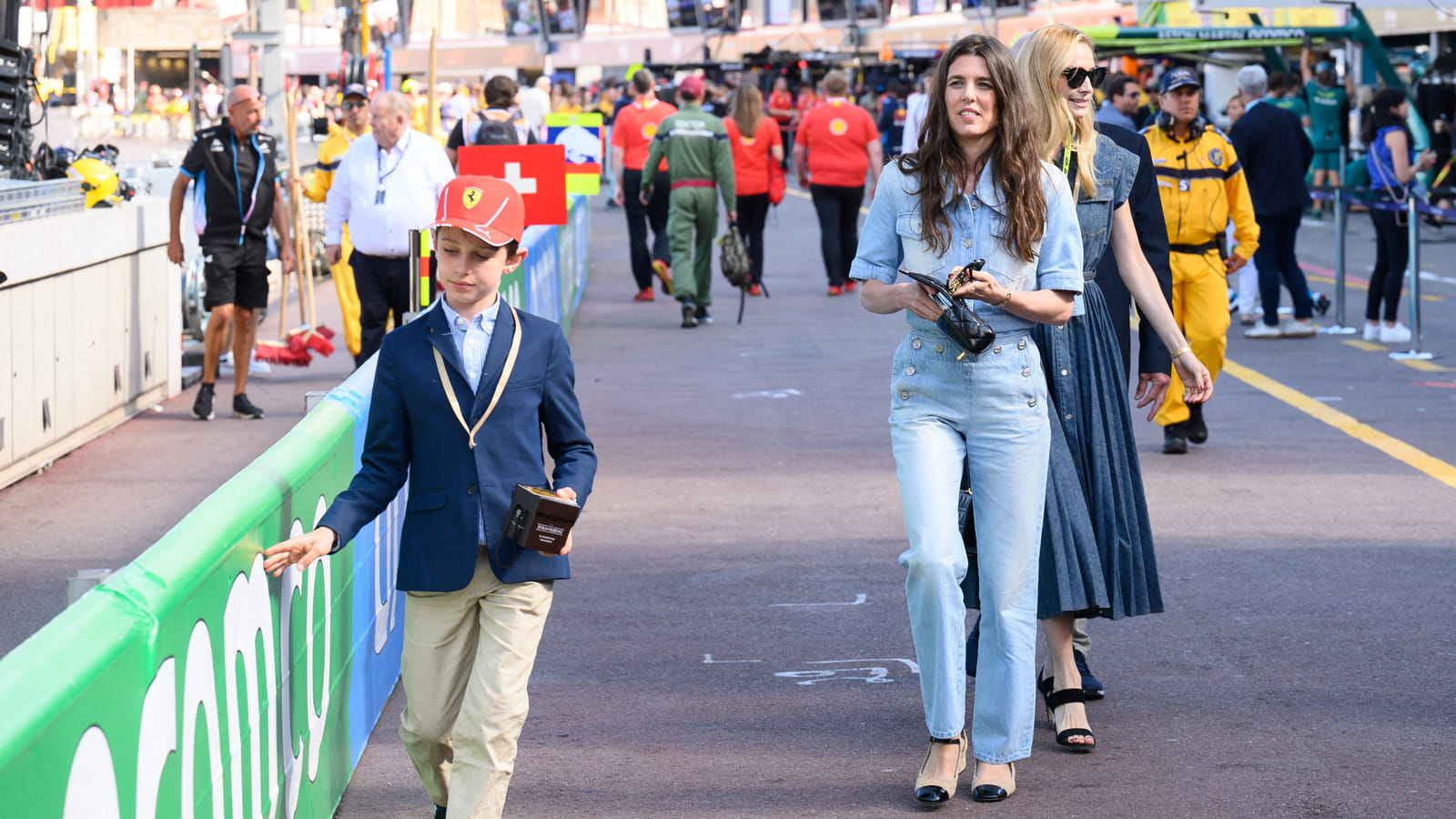 Charlotte Casiraghi et son fils