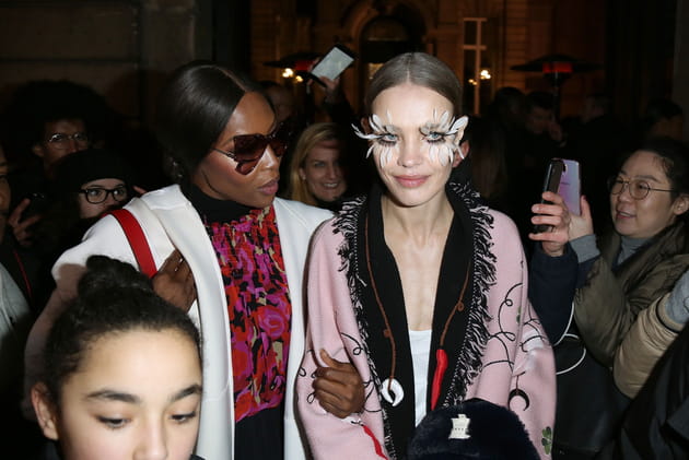 Les tops Naomi Campbell et Natalia Vodianova chez Valentino