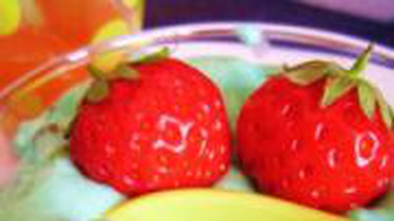 Soupe de fraises et sa mousse de pistache