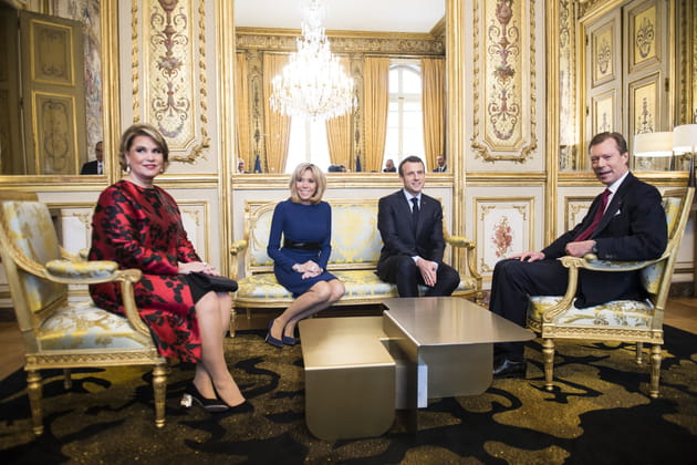 Entour&eacute;s par la Duchesse et le Duc de Luxembourg