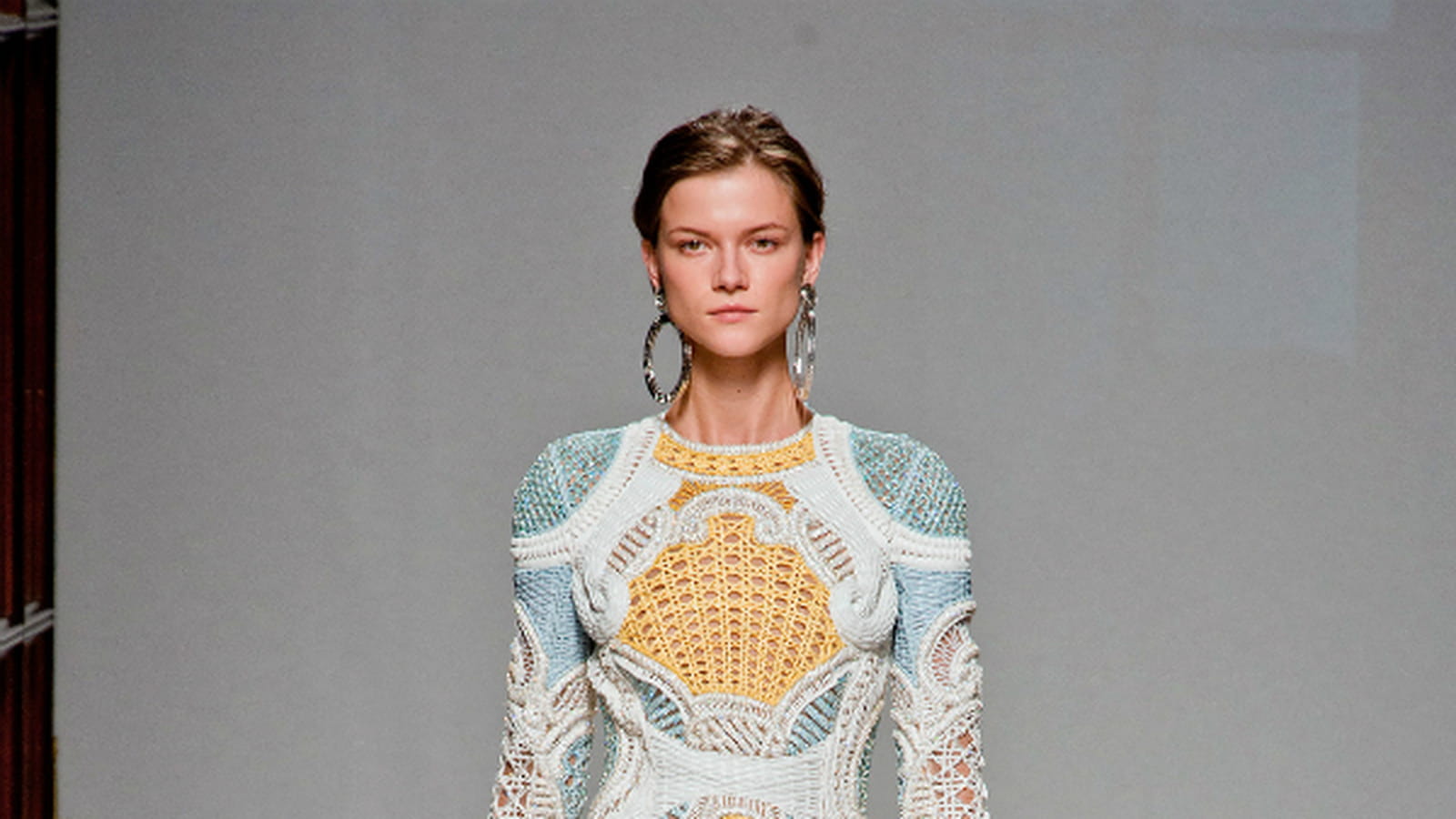 Robe manches longues Balmain
