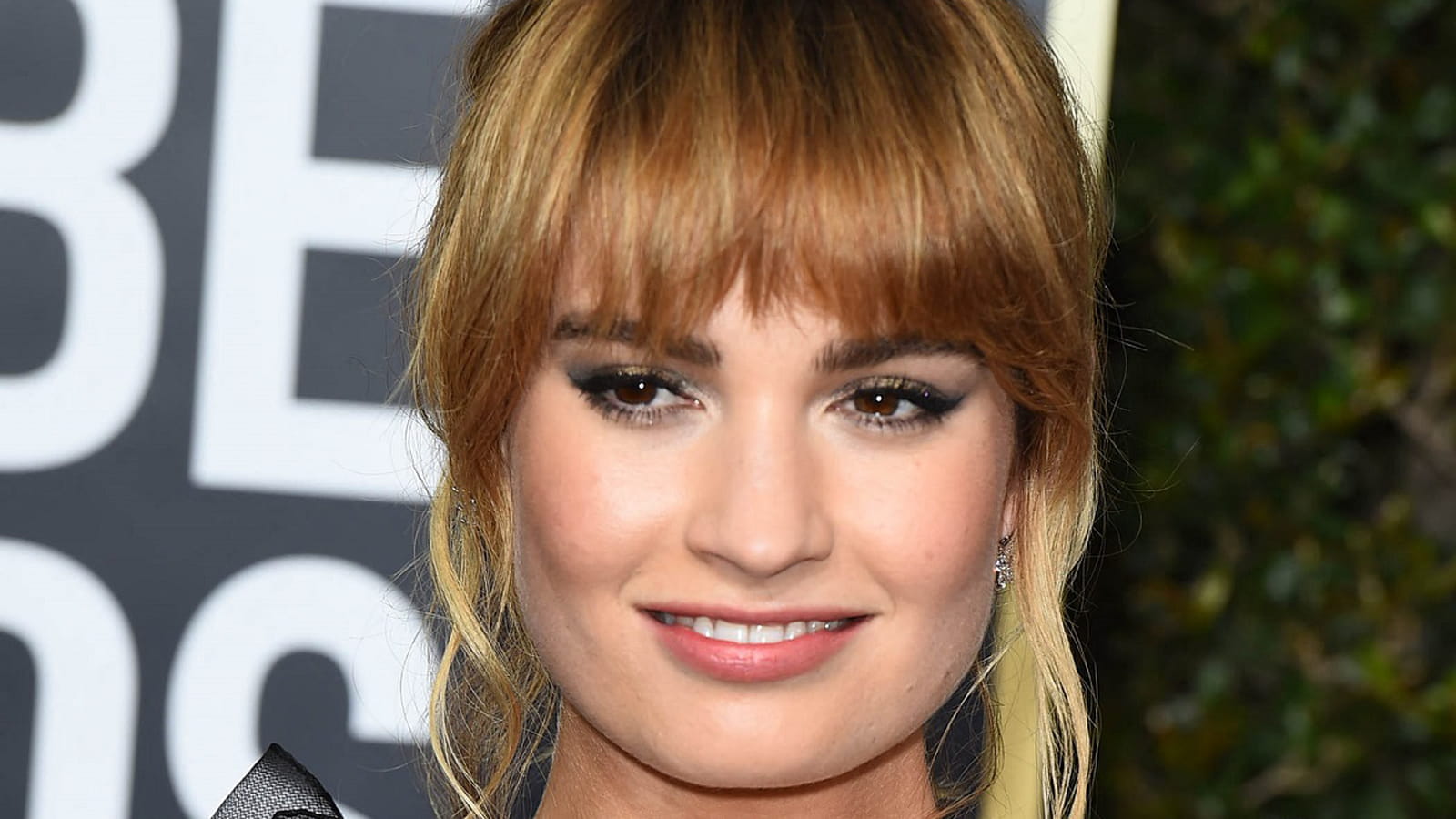 Lily James avec frange