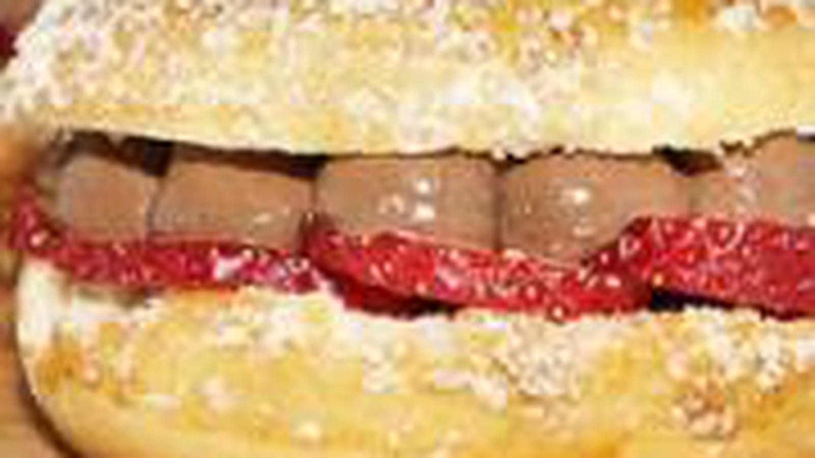 Hamburger brioché au chocolat