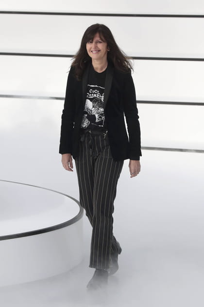 Virginie Viard au defile Chanel
