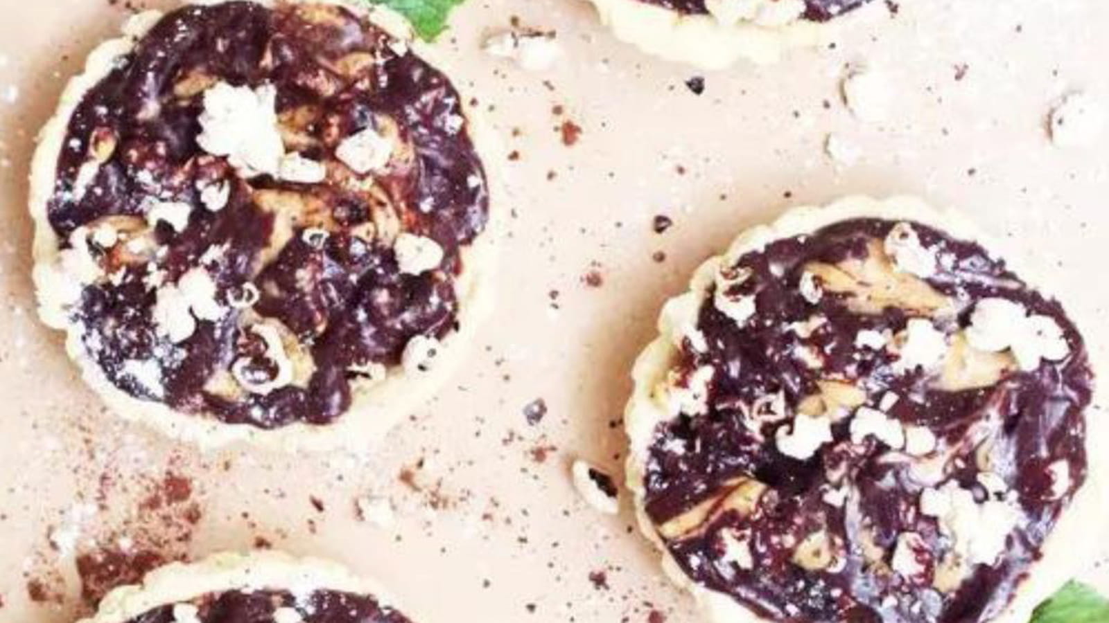 Tartelette régressive chocolat et popcorn