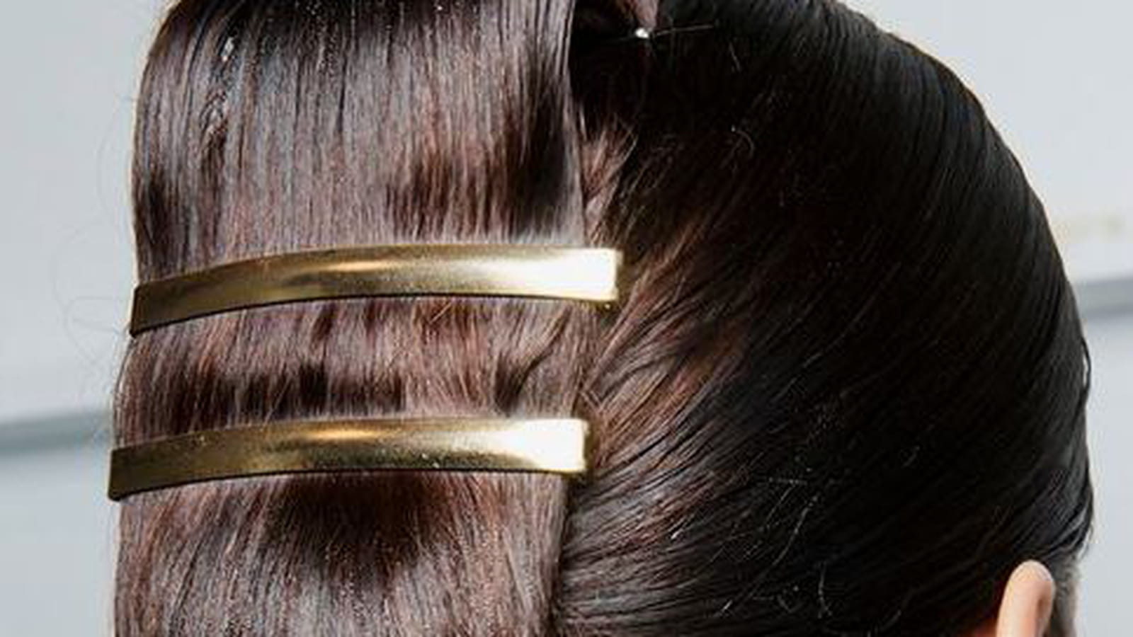 Chignon plat 