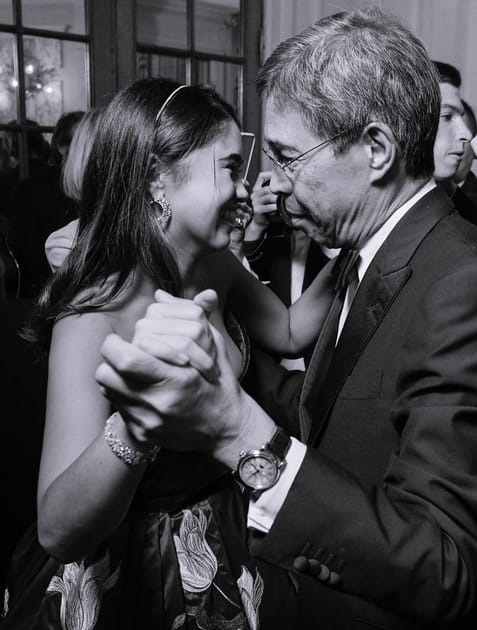 Anna Pei danse avec son père Li chung Pei