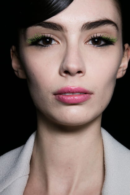 Duo vert et rose chez Emporio Armani