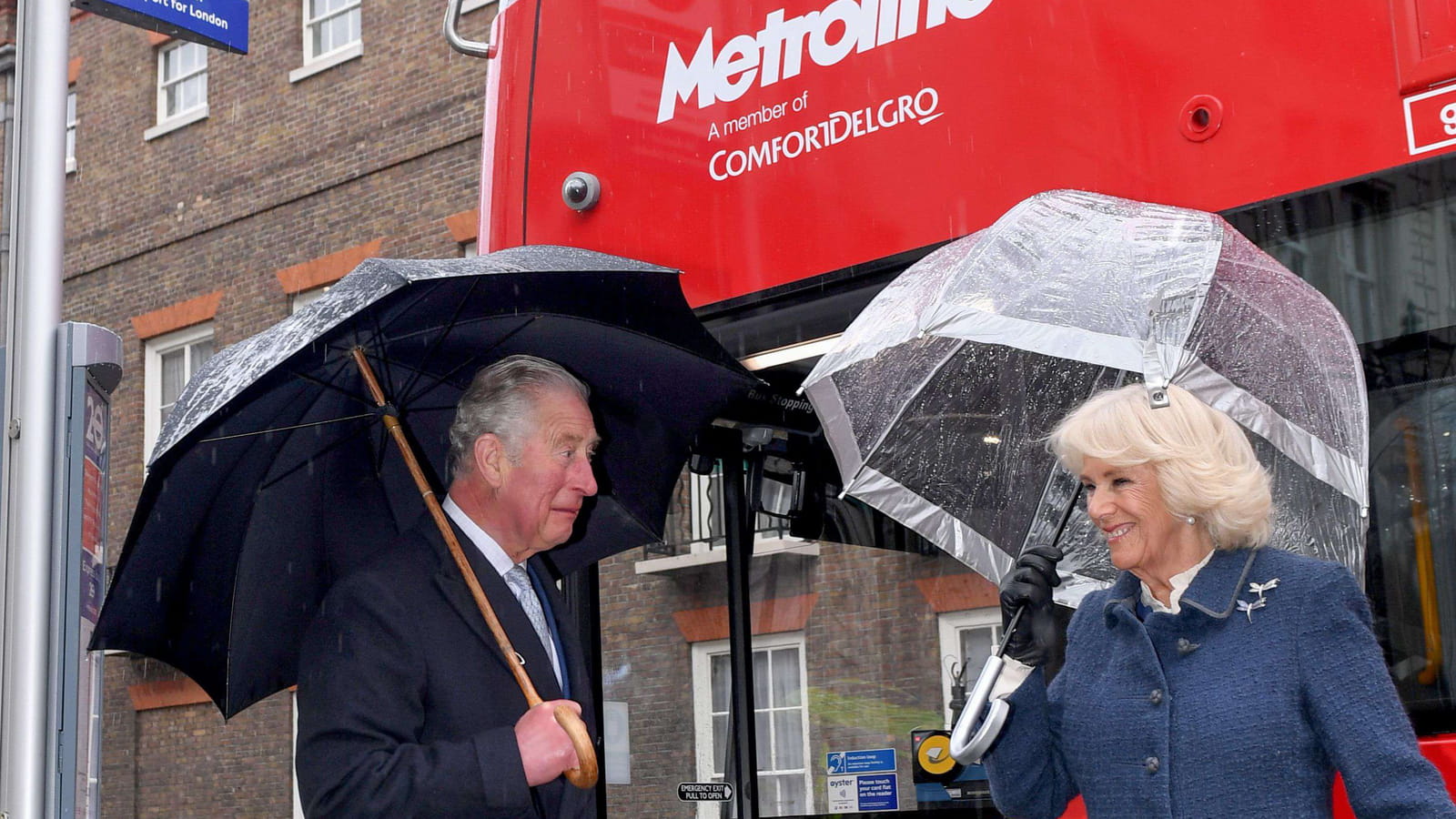 Avec le prince Charles à Londres, en mars 2020