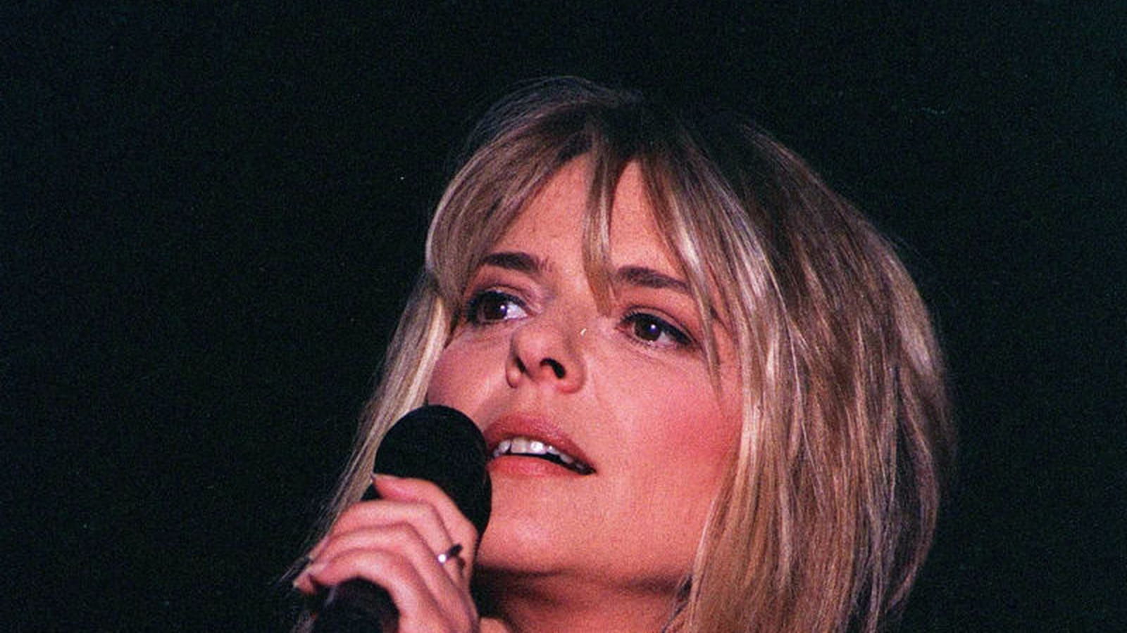 Les cheveux longs dégradés de France Gall