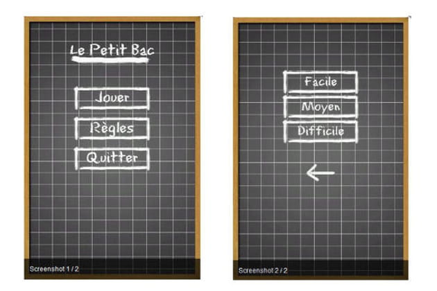 Pour s'entraîner au bac : Petit Bac