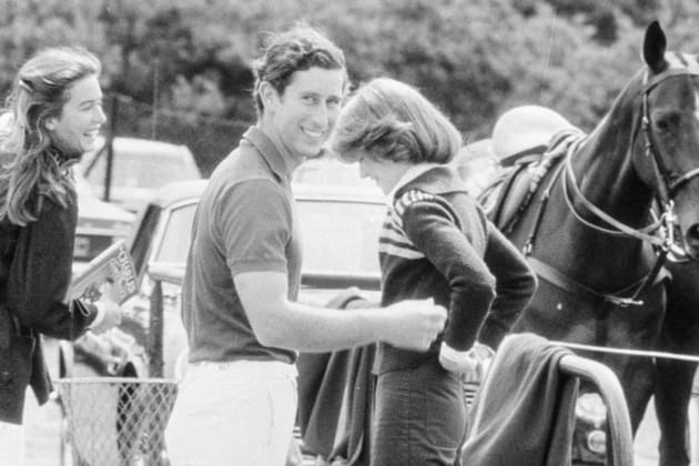 Charles jeune cavalier charmeur, avec la soeur de Diana