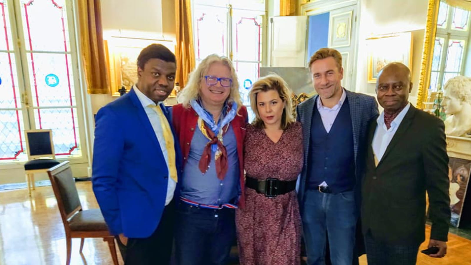 Jean-Barthélémy Bokassa, Pierre-Jean Chalençon, Cindy Lopes et Christian Rousset