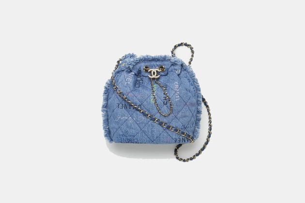 Sac à main en denim de Chanel