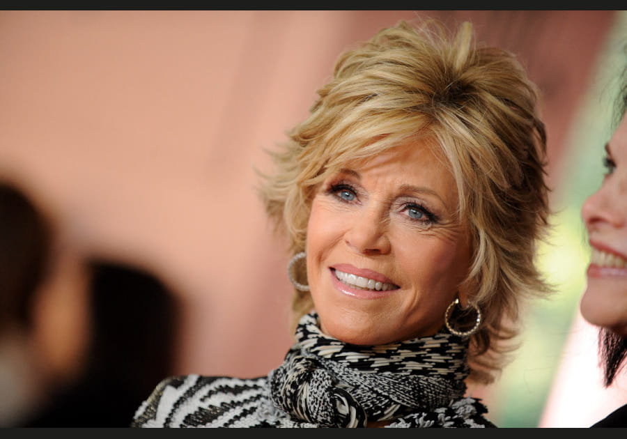 La bouche rose de Jane Fonda