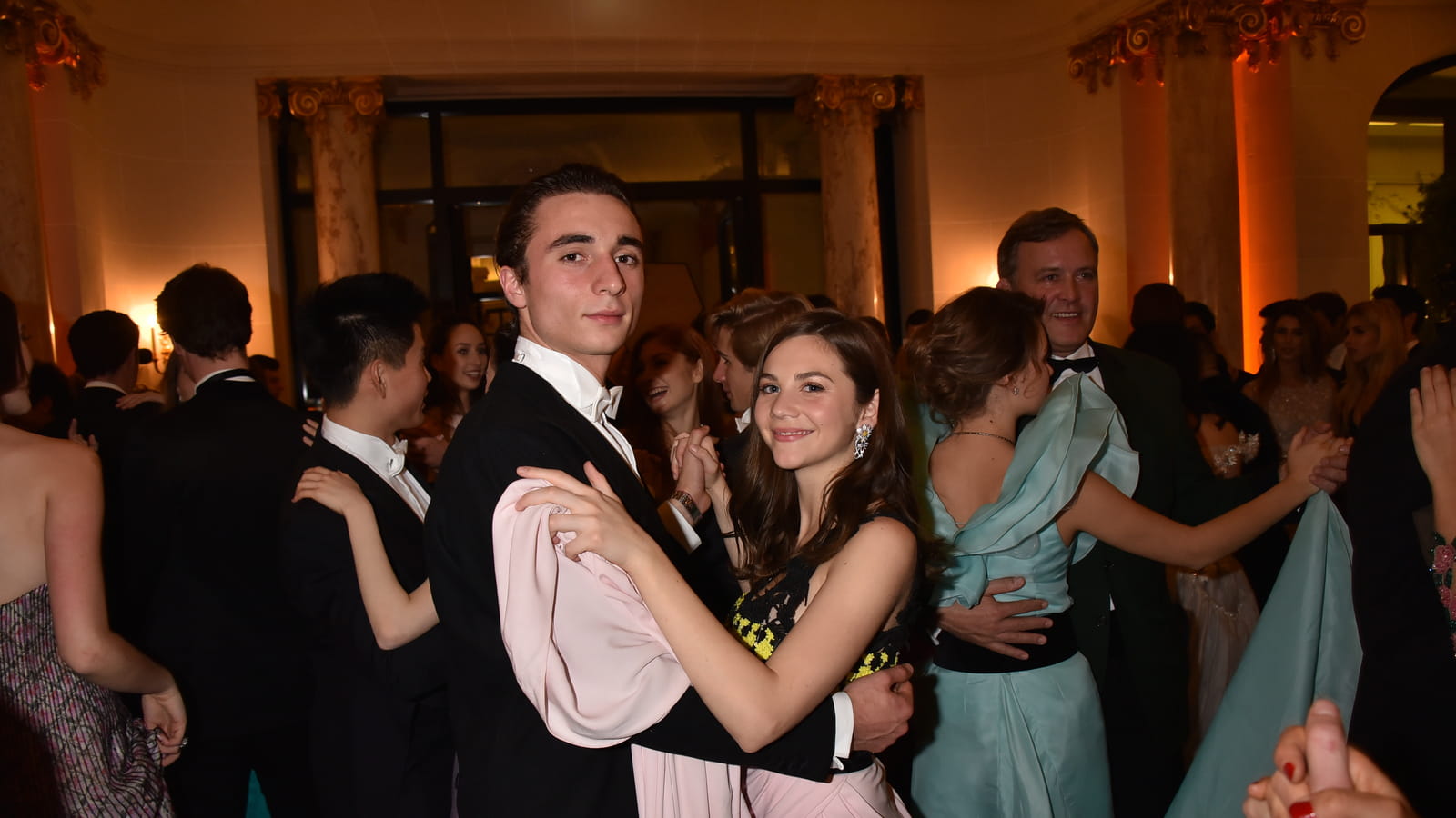 Maïa Twombly et son cavalier le marquis Giacomo del Gallo di Roccagiovine