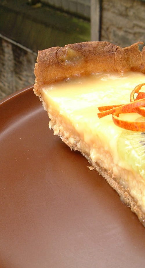 Tarte au citron et à l'orange sanguine