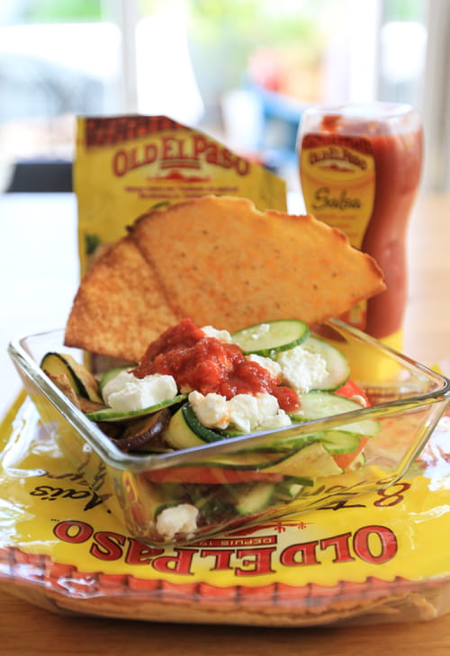 Tostadas d'été végétariennes aux légumes grillés