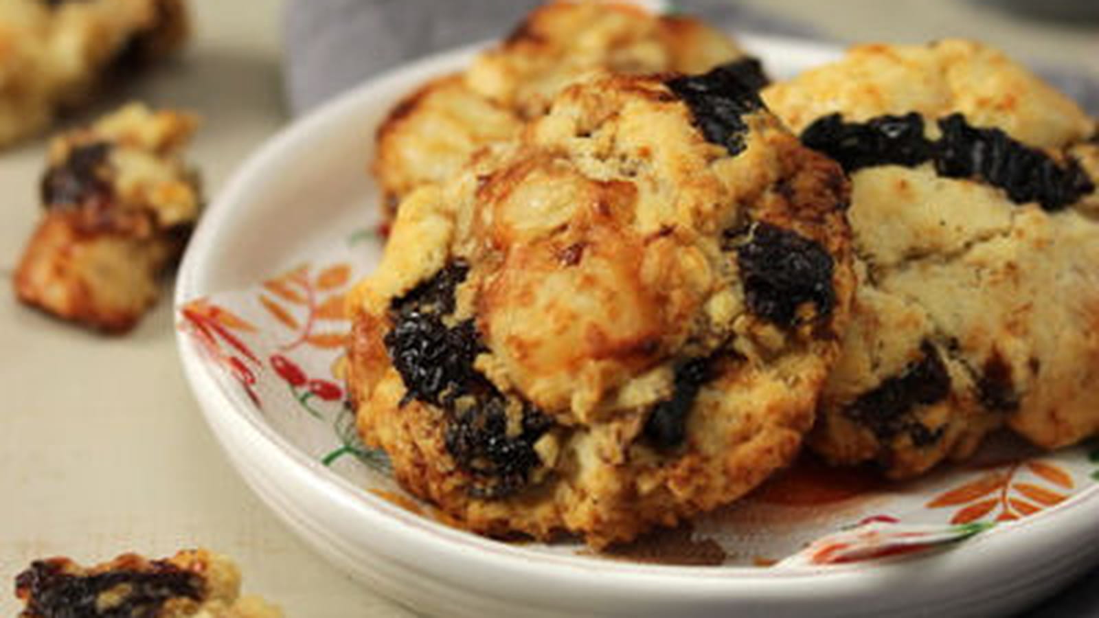 Cookies pruneaux et chèvre