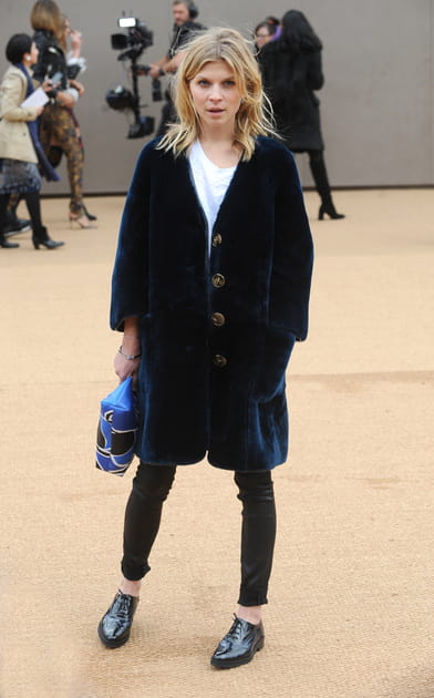 Clémence Poésy au défilé Burberry Prorsum à Londres