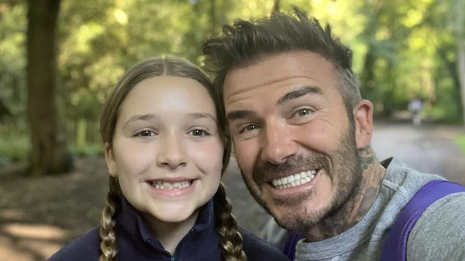 David et Harper Beckham