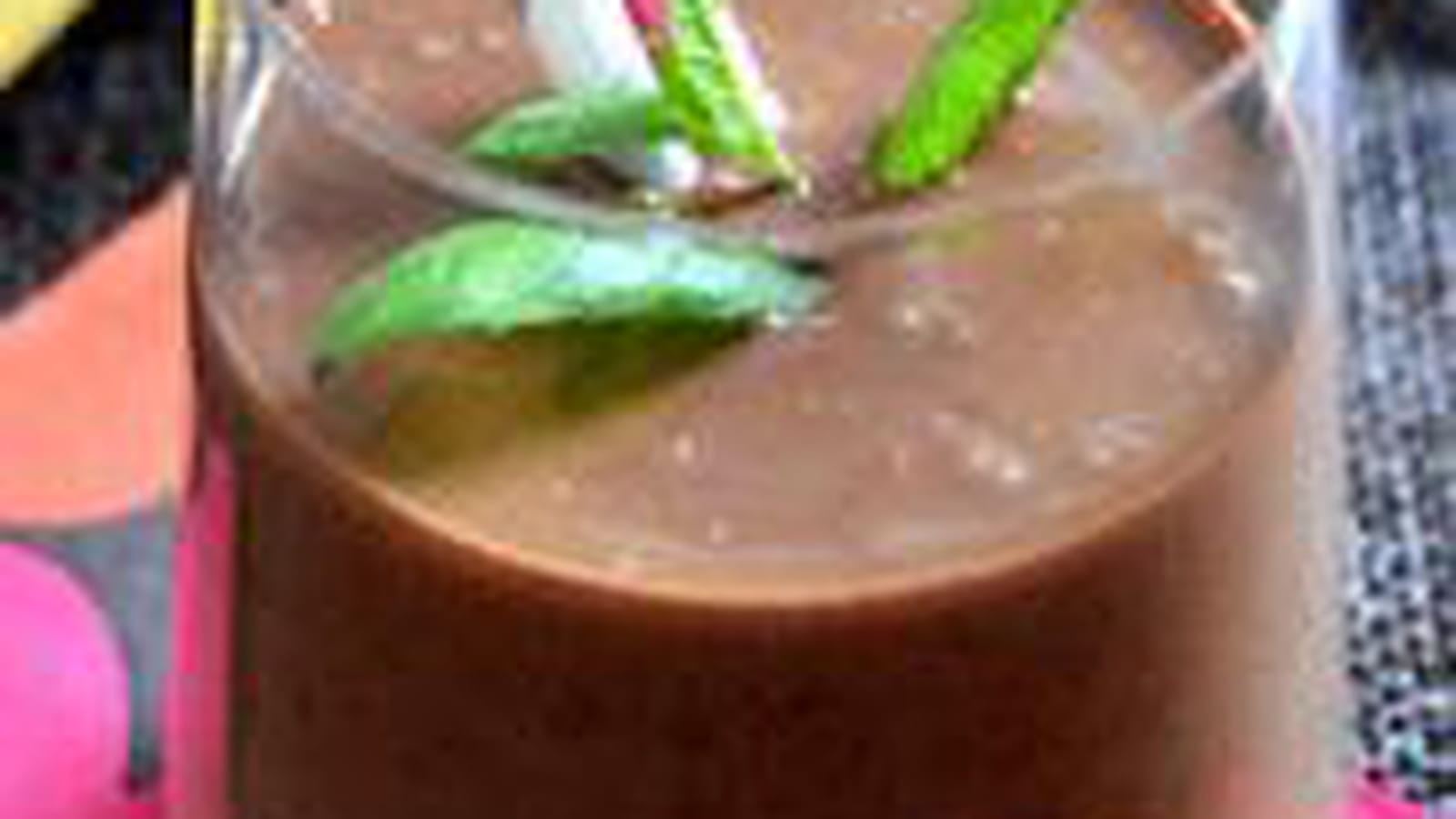 Smoothie chocolat et amande