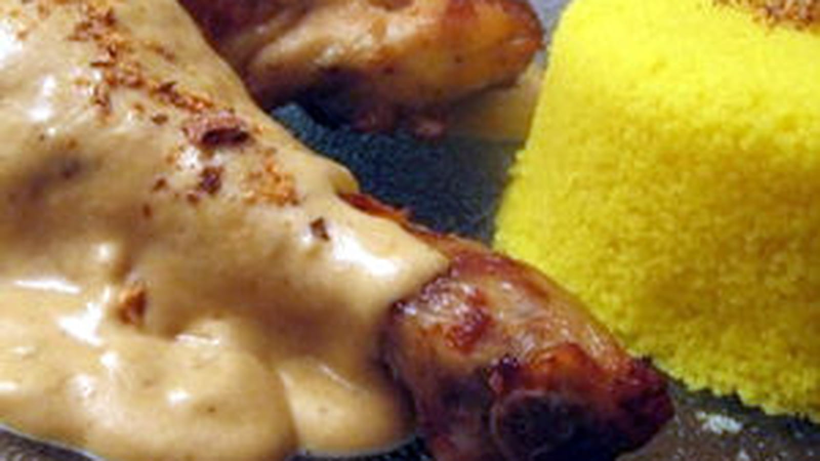 Poulet sauce miel aux éclats d'amande