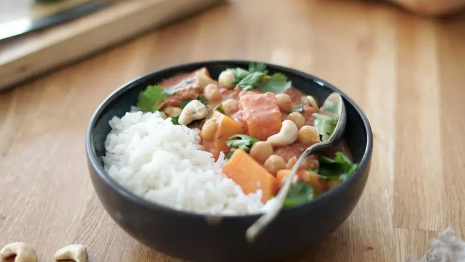 Curry de courge aux pois chiches