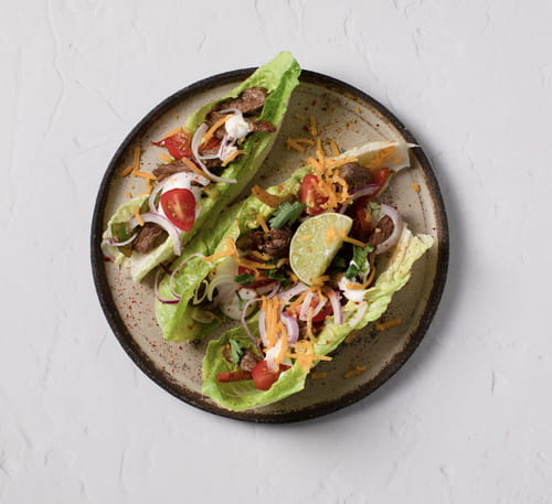 Tacos de boeuf revisité et son guacamole