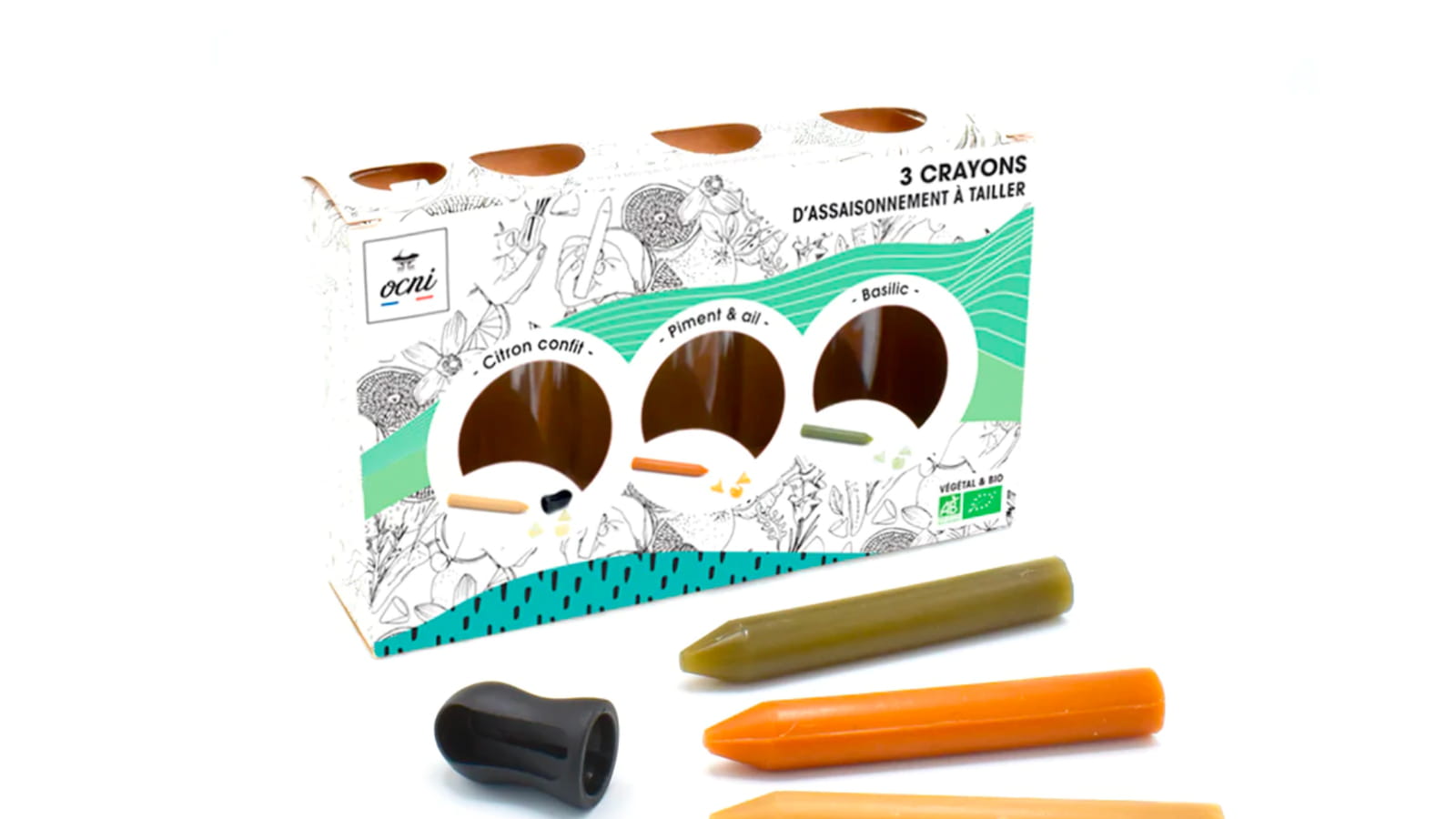 Coffret crayons d'assaisonnement à tailler Pourdebon
