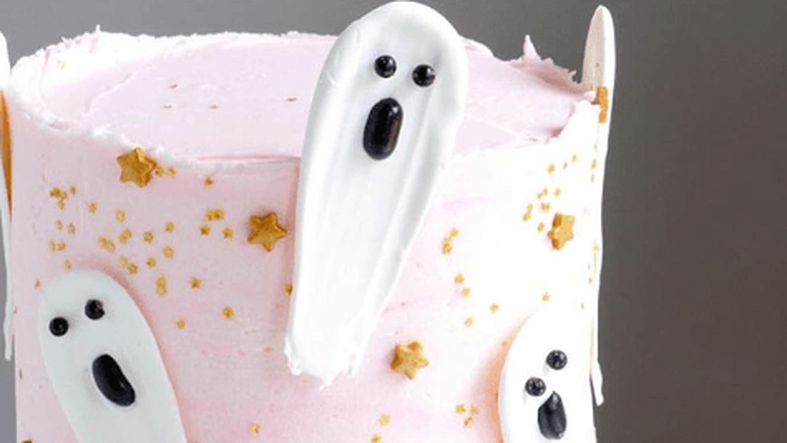 Le brushstroke cake Halloween