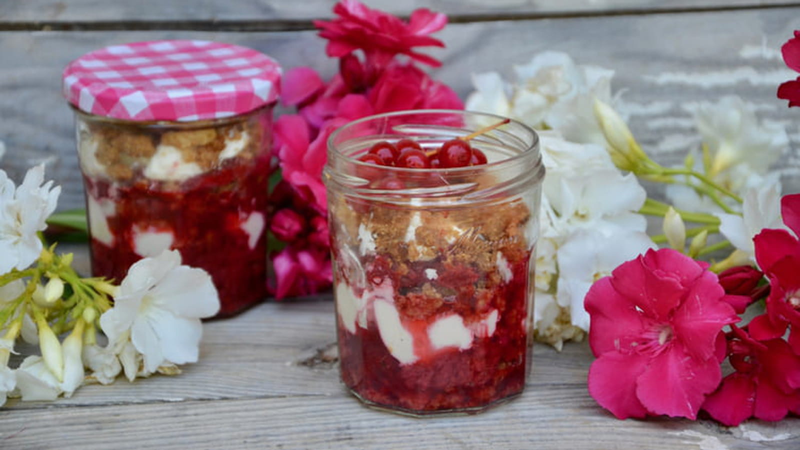 Crumble de fruits rouges au balsamique et crème de mascarpone