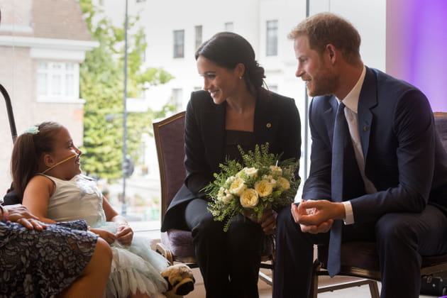 Meghan Markle et le prince Harry aux Wellchilds Awards &agrave; Londres, 4&nbsp;septembre 2018.