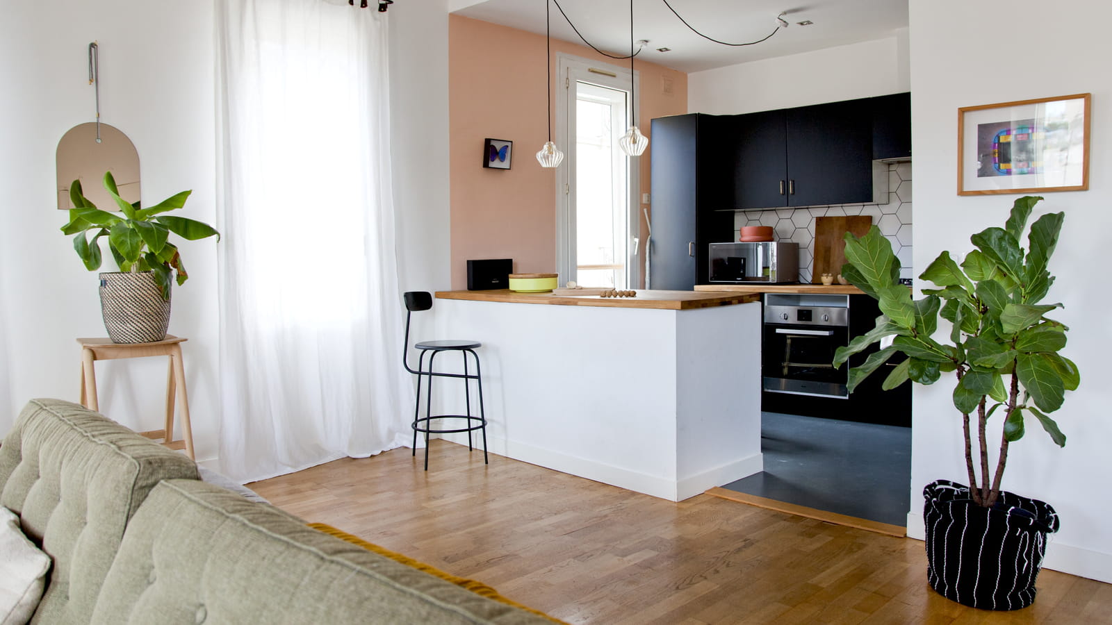 Bar bien éclairé