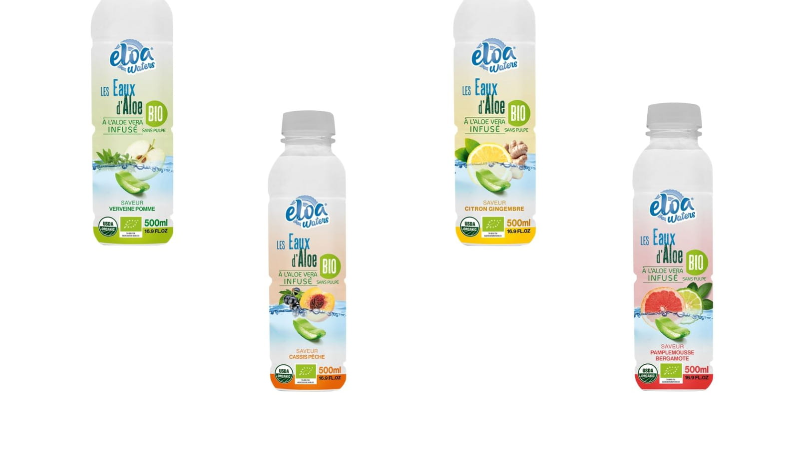 Les eaux à l'aloe vera infusées d'Eloa