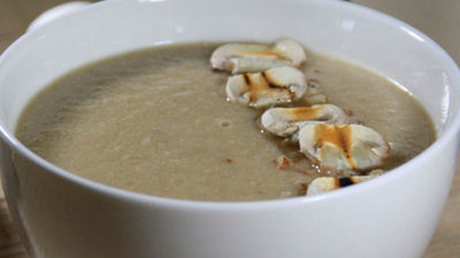 Soupe de champignons à la bière