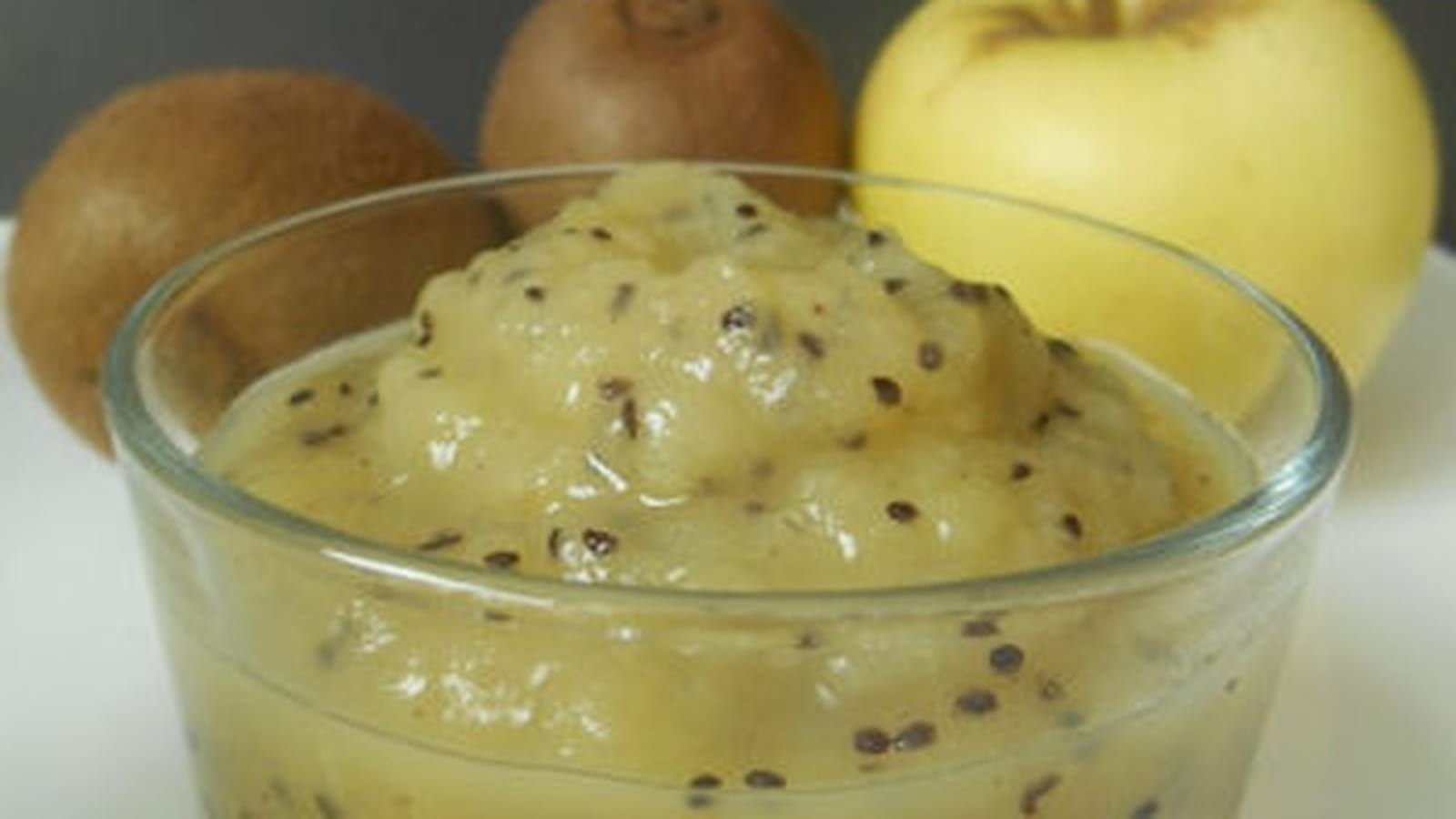 Compote de pomme et kiwi