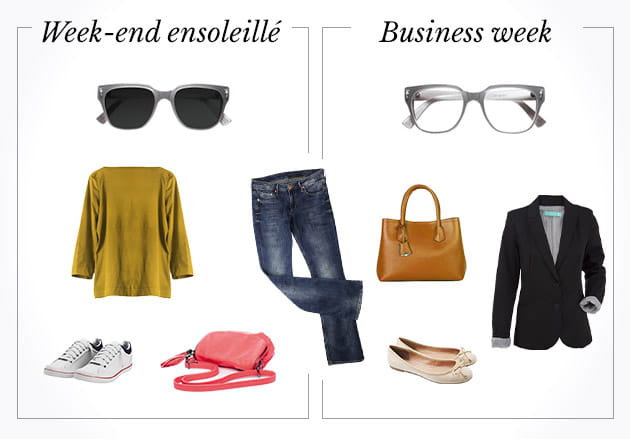 Week end ensoleillé VS business week