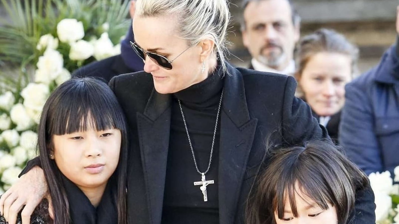 Laeticia Hallyday, Jade et Joy 