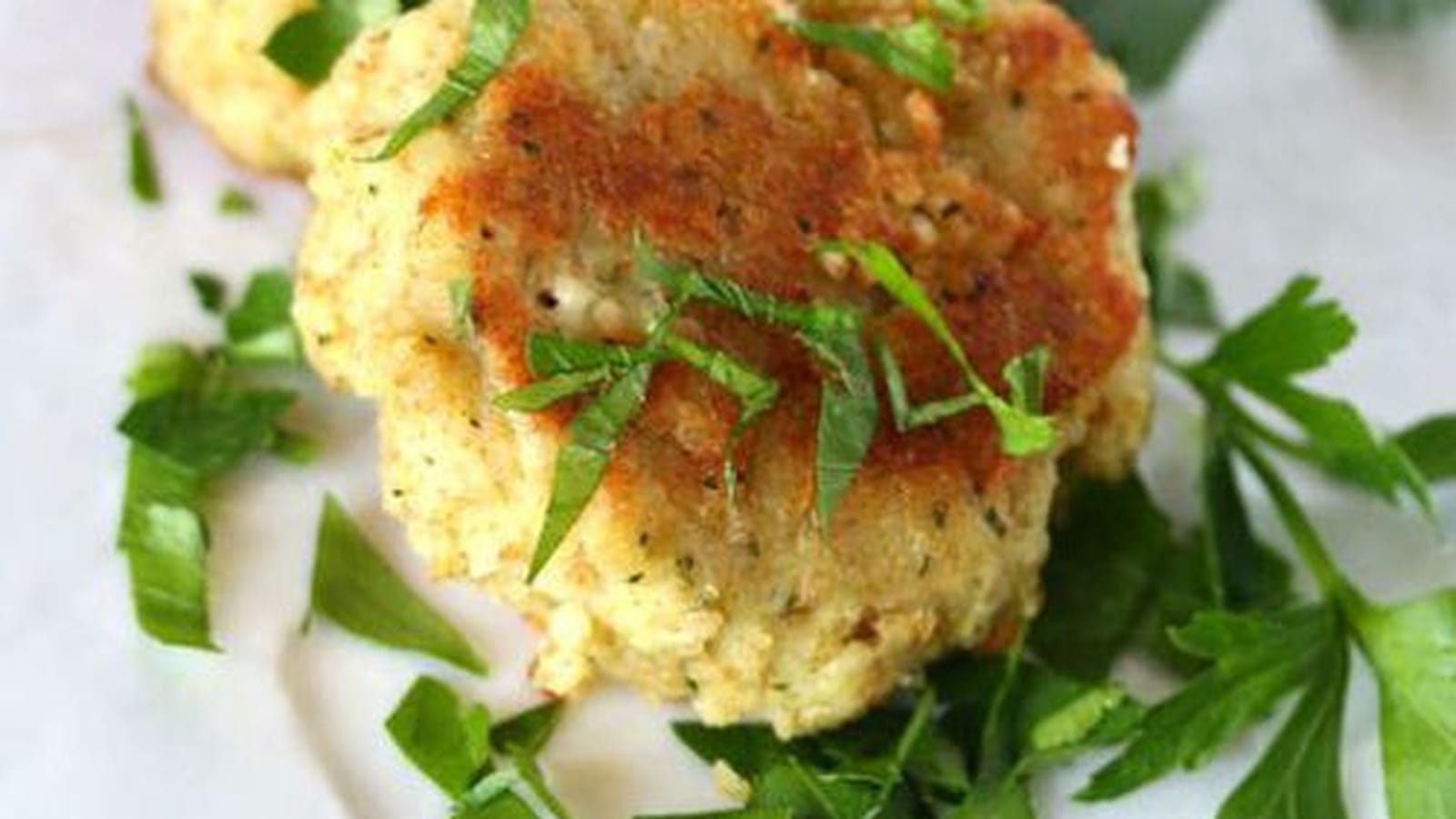 Croquettes de poisson aux herbes