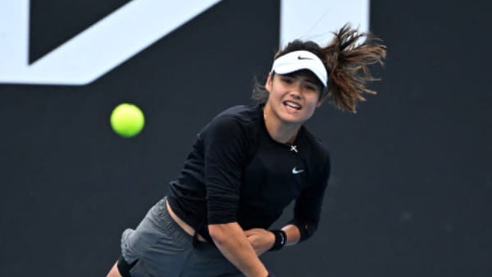 Emma Raducanu à Melbourne en 2023