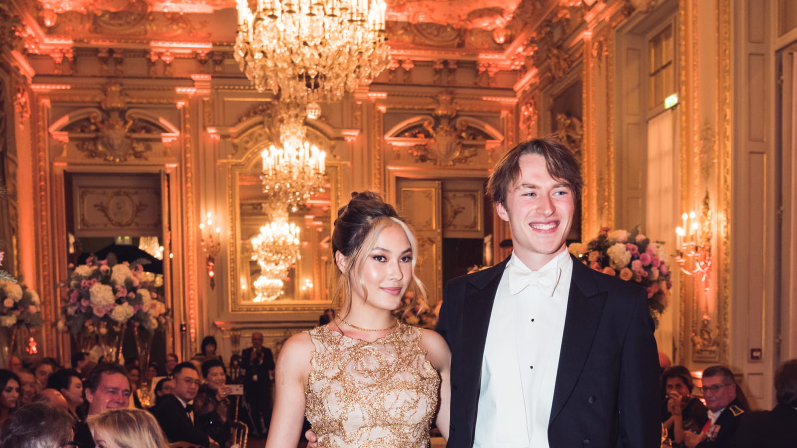 Eileen Gu et le comte Félix de Limburg Stirum