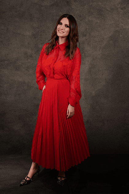 Laura Pausini en Valentino