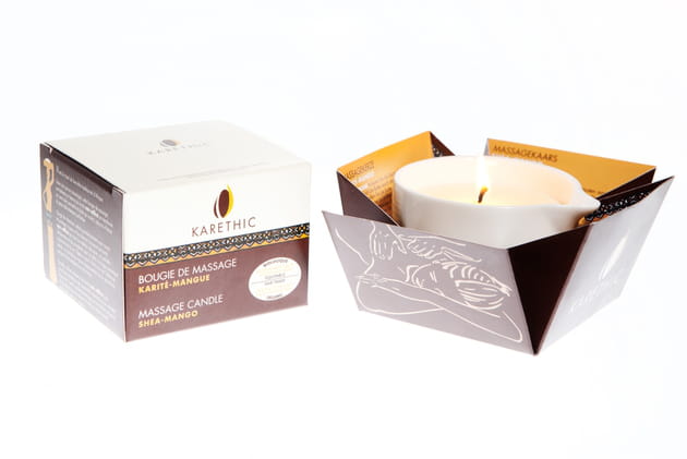 Bougie de massage - Karethic