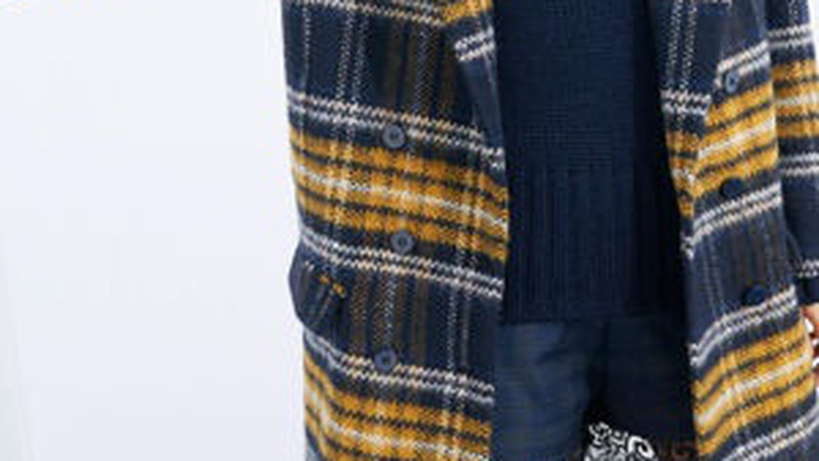 Manteau à carreaux de Zara