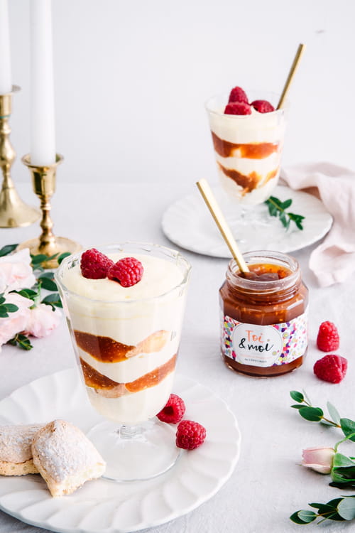 Tiramisu à la confiture Framboise-Passion (Toi&Moi)