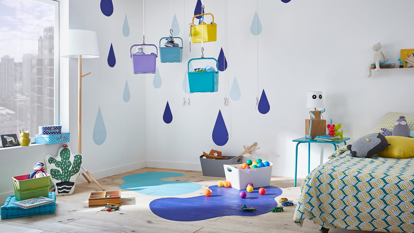 Goutte en peinture 